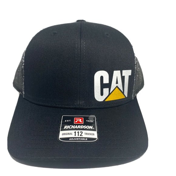 Caterpillar CAT Richardson 112 Snap Back Trucker Hat - Picture 2 of 7